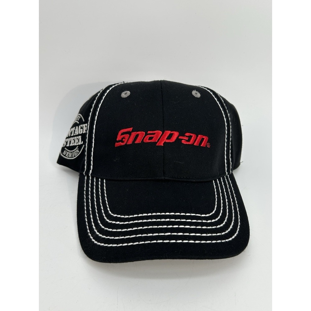 Snap-On Tools Strapback Black First Vintage Steel Series Choko Trucker Hat